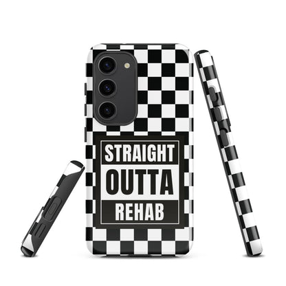 Straight Outta Rehab Recovery Phone Case back view (view 17)