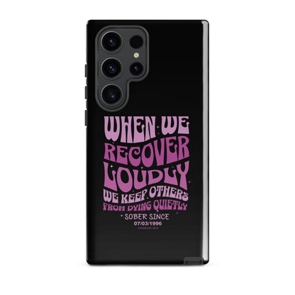 When we recover loudly Recovery Phone Case graphic detail (view 14)