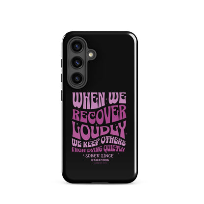 When we recover loudly Recovery Phone Case lifestyle view (view 15)