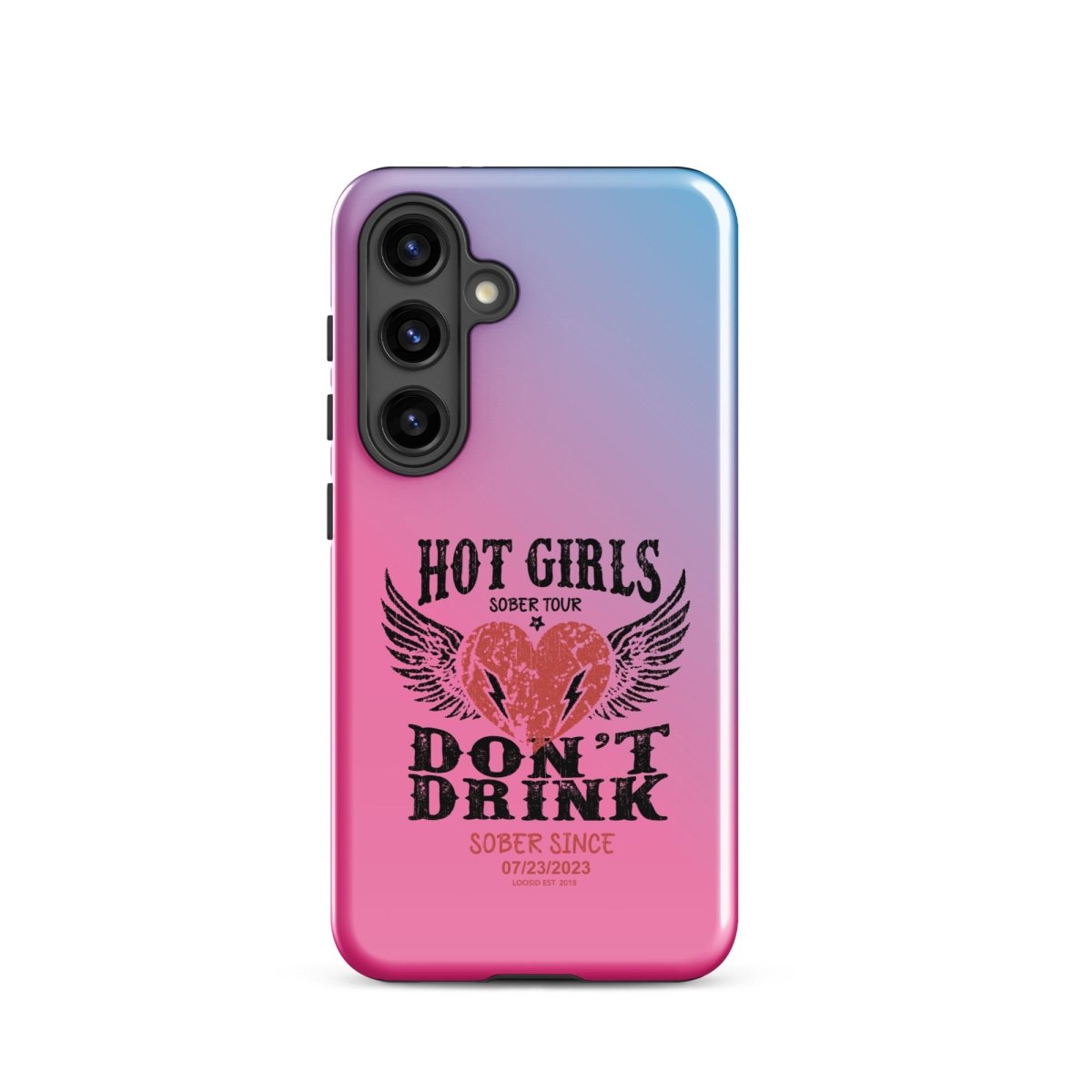 Hot Girls don't Drink Recovery Phone Case lifestyle view (view 15)