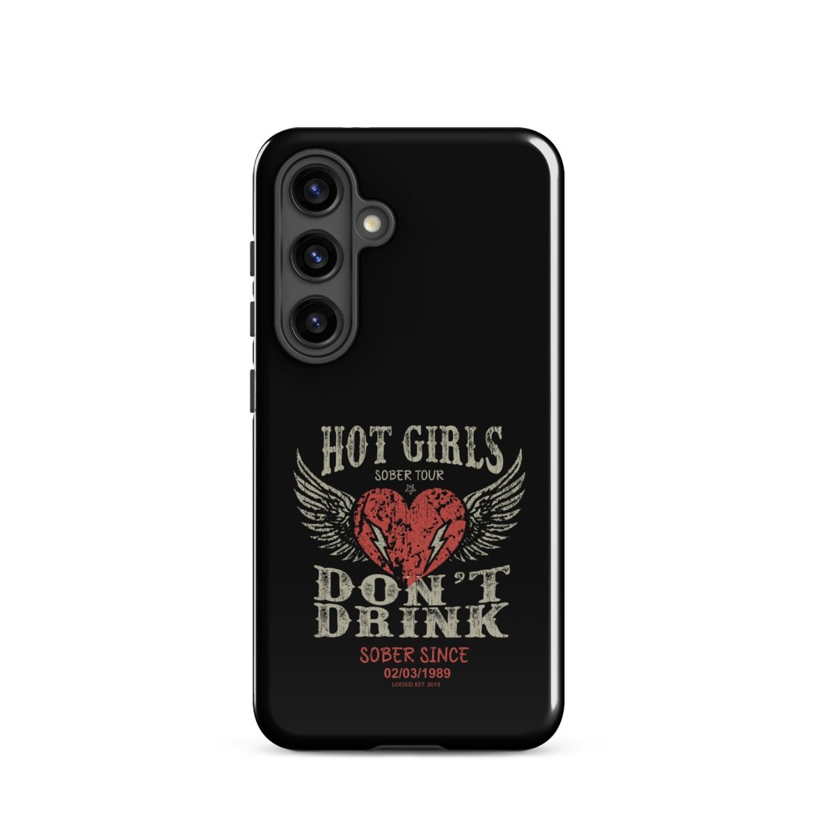 Hot Girls Don't Drink Recovery Phone Case lifestyle view (view 15)