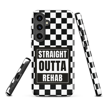 Straight Outta Rehab Recovery Phone Case featuring the design (view 21)