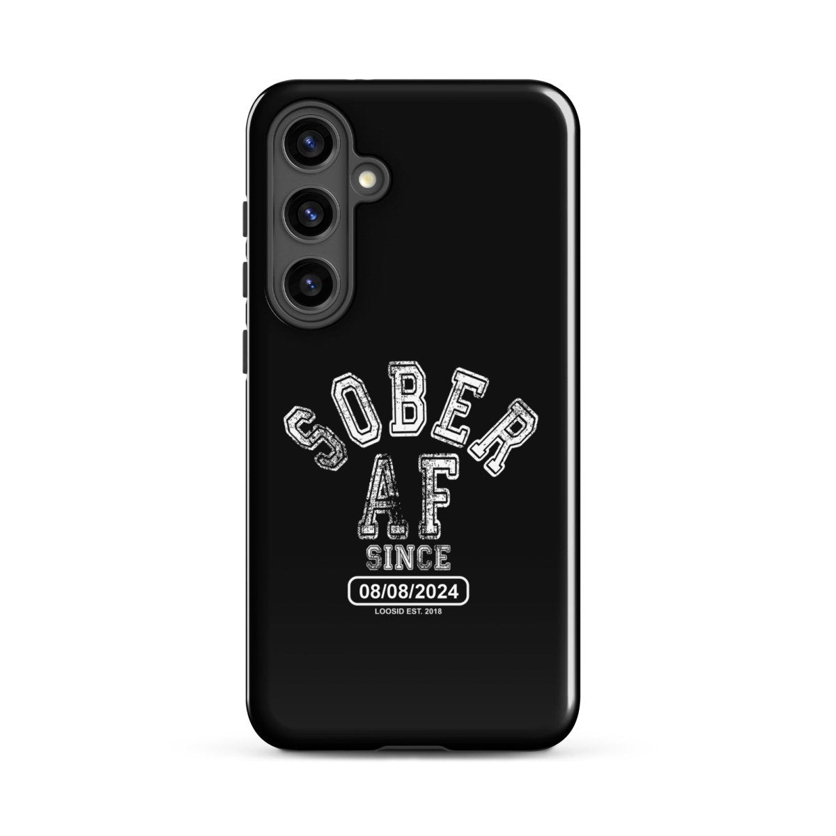 Sober AF Recovery Phone Case side view (view 16)