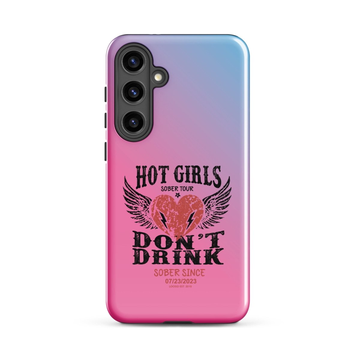 Hot Girls don't Drink Recovery Phone Case side view (view 16)