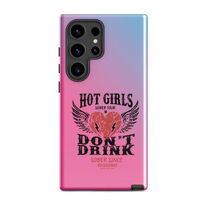 Hot Girls don't Drink Recovery Phone Case back view (view 17)