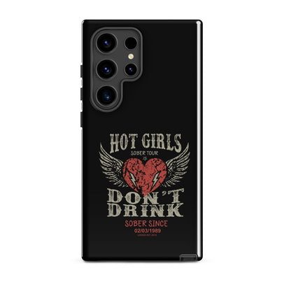 Hot Girls Don't Drink Recovery Phone Case back view (view 17)