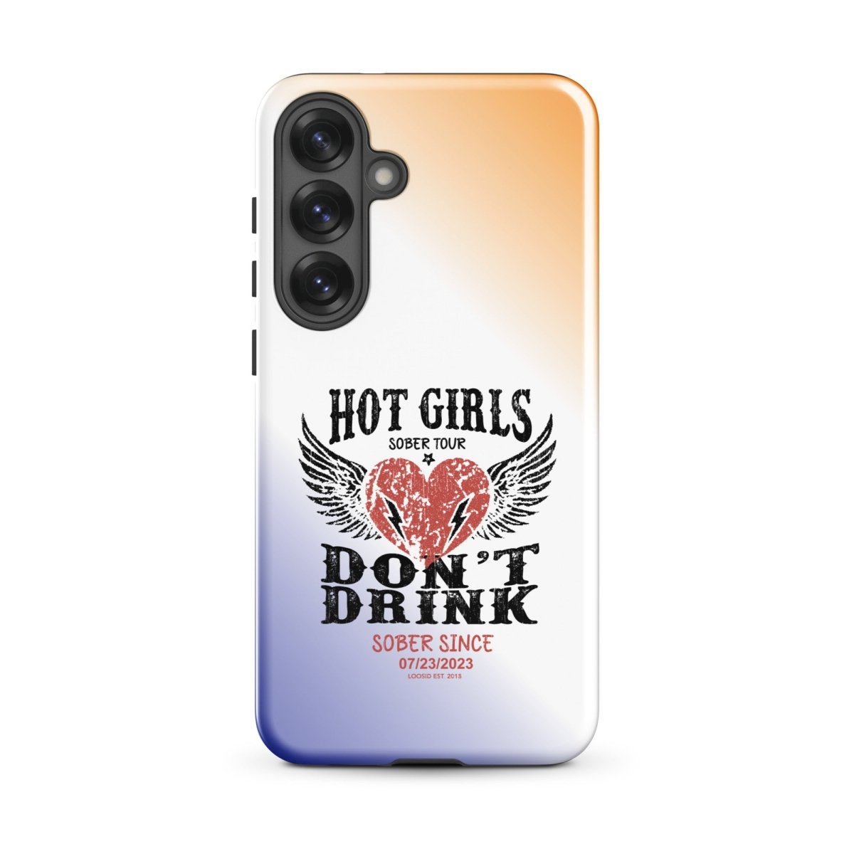 Hot Girls Don't Drink Recovery Phone Case fit detail (view 19)