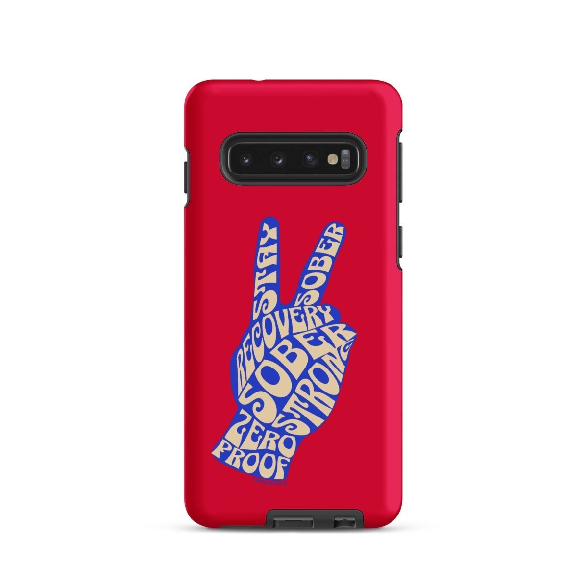Loosid Peace & Sober Recovery Phone Case featuring the design