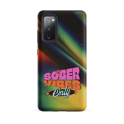 Sober Vibes Recovery Phone Case back view (view 7)