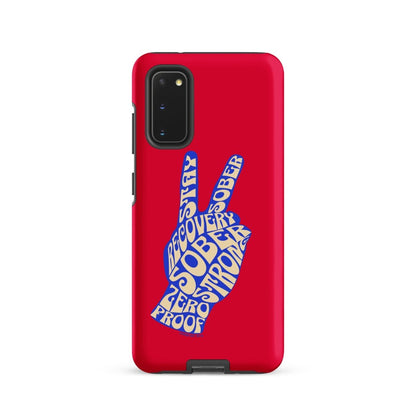 Peace & Sober Recovery Phone Case side view (view 6)