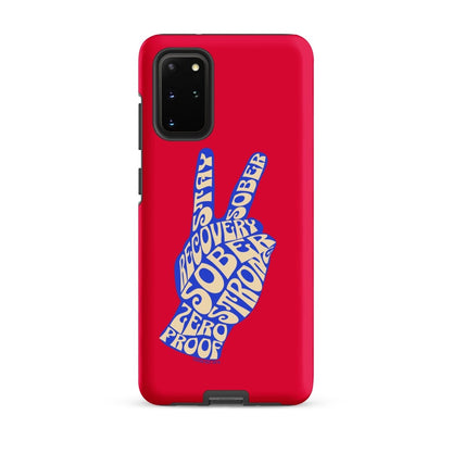 Peace & Sober Recovery Phone Case packaging detail (view 8)