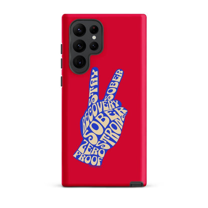 Peace & Sober Recovery Phone Case side view (view 16)