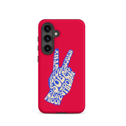 Peace & Sober Recovery Phone Case product photo (view 20)