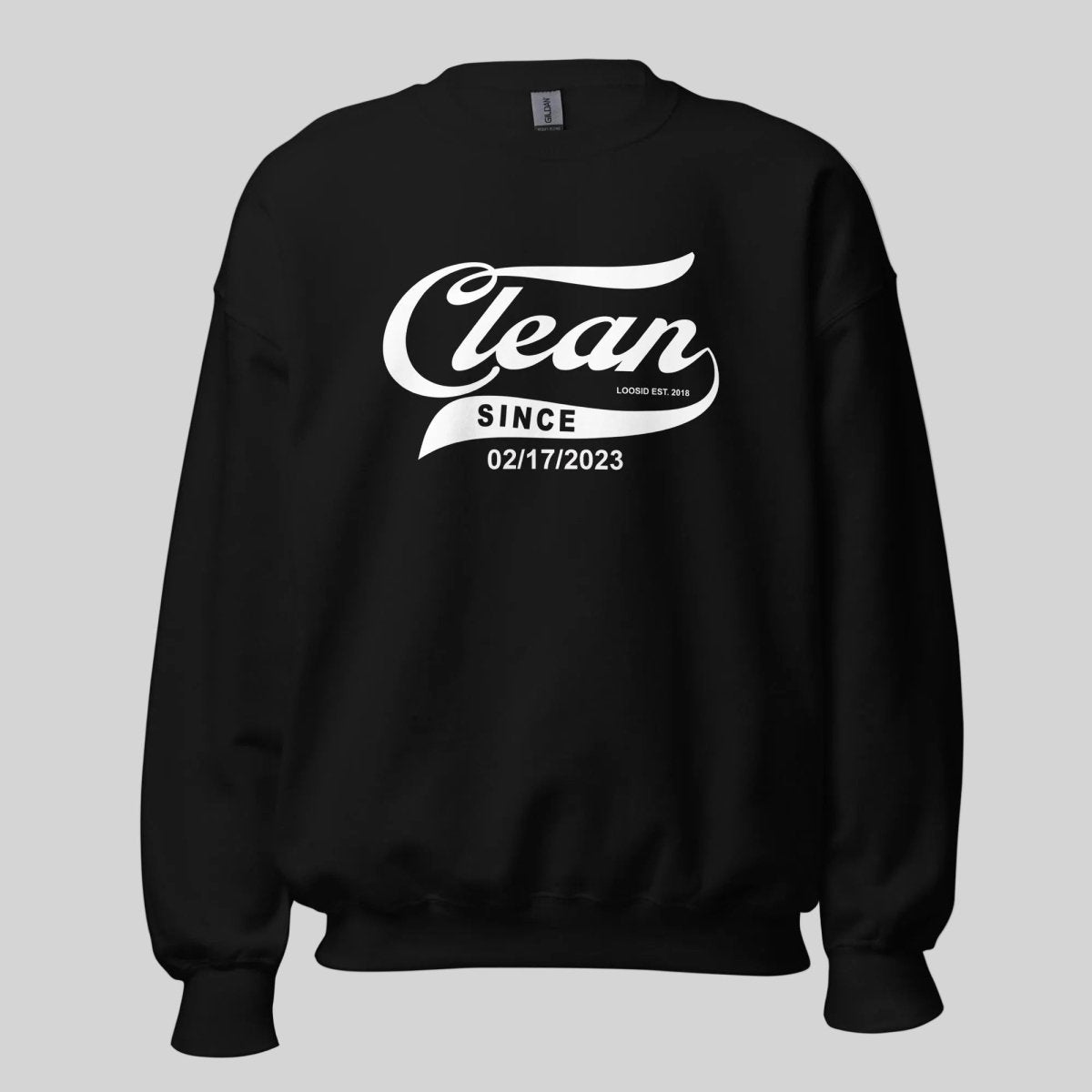 Clean Since Recovery Hoodie side view (view 6)