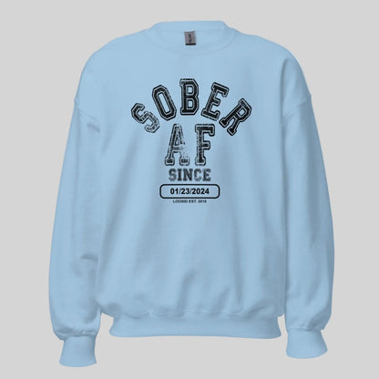 Sobriety Recovery Hoodie close-up view (view 22)