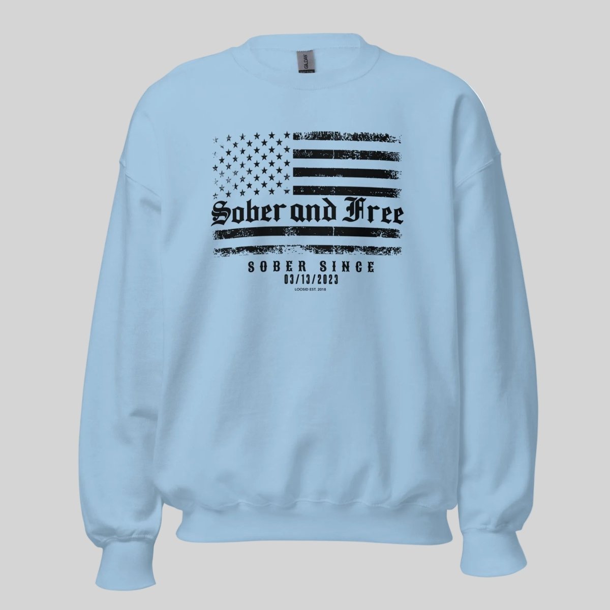 Sobriety Recovery Hoodie side view (view 26)