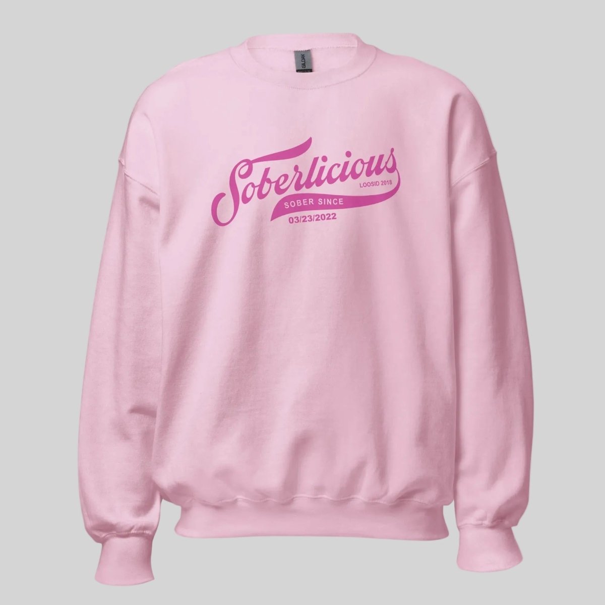 Soberlicious Recovery Hoodie flat lay styled image (view 23)