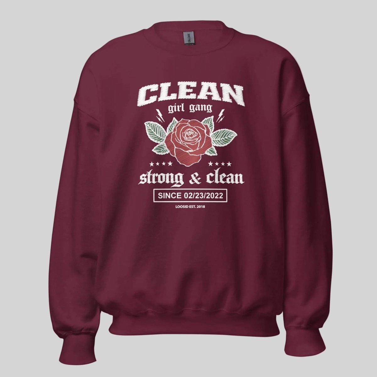 Strong & Clean Personalized Recovery Recovery Hoodie fit detail (view 9)