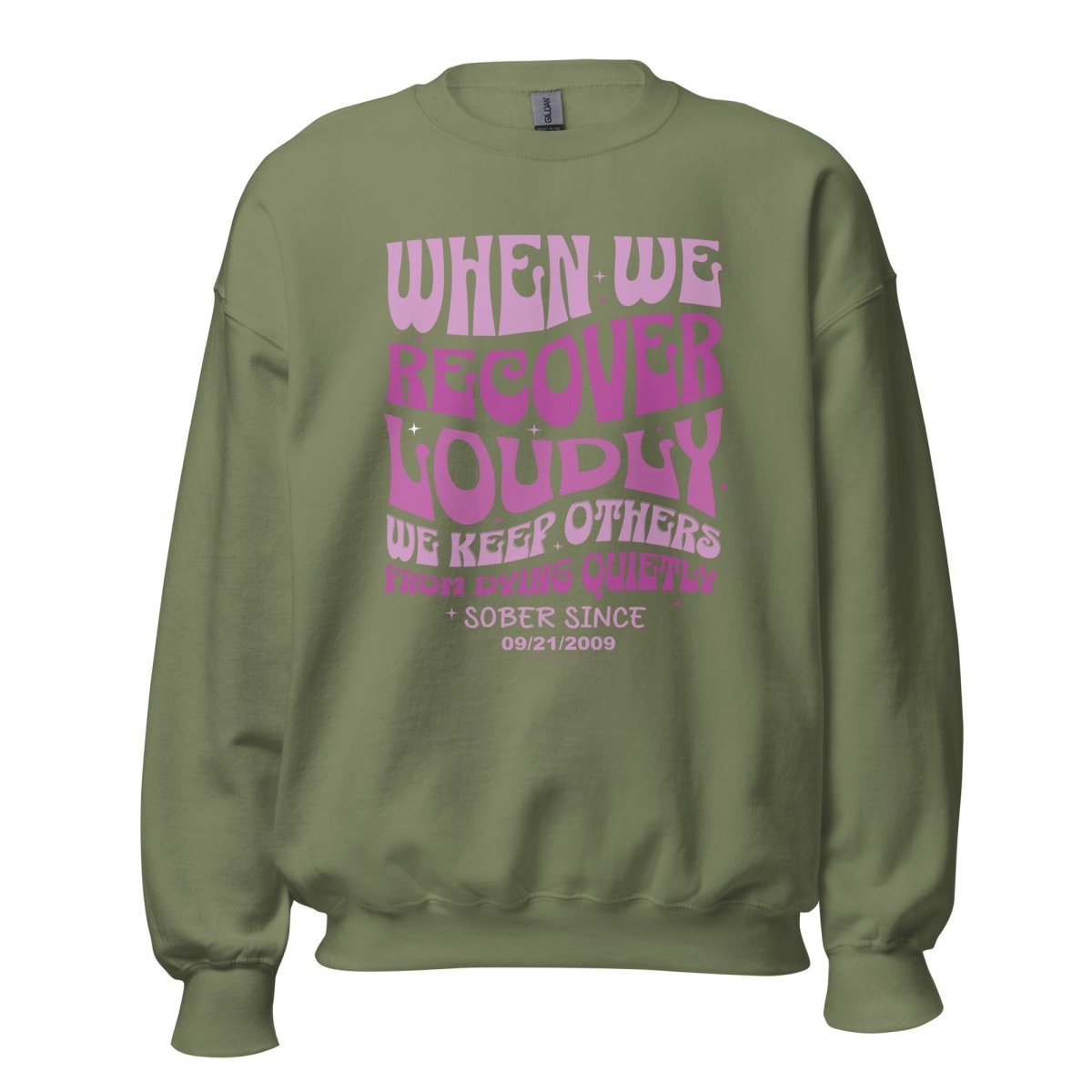 When We Recover Loudly Recovery Hoodie fit detail (view 19)