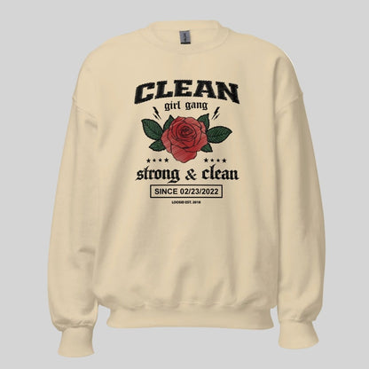 Strong & Clean Personalized Recovery Recovery Hoodie graphic detail (view 24)