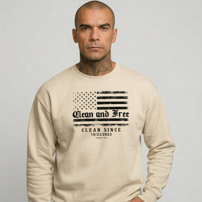 Sobriety Recovery Hoodie close-up view (view 22)