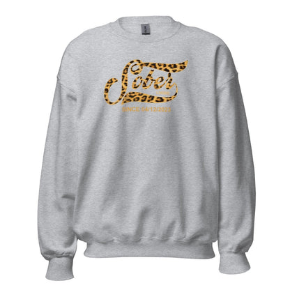 Leopard Sober Since Recovery Hoodie product photo (view 10)