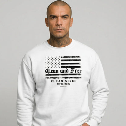 Sobriety Recovery Hoodie lifestyle view (view 25)