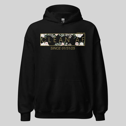 Clean AF Flower Recovery Hoodie lifestyle view (view 5)