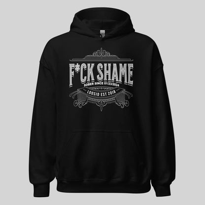 F*ck Shame Recovery Hoodie close-up view (view 22)