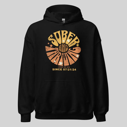 Sober & Thriving Recovery Hoodie side view (view 6)