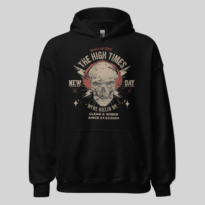 High Times Recovery Hoodie flat lay styled image (view 3)