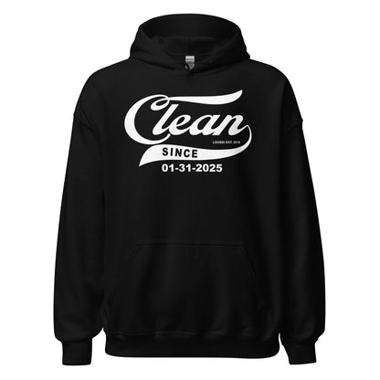 Clean Since Sober Recovery Hoodie packaging detail (view 28)