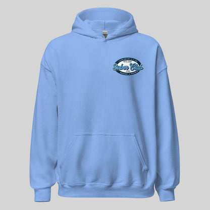 Sober Club Badge Recovery Hoodie back view (view 27)