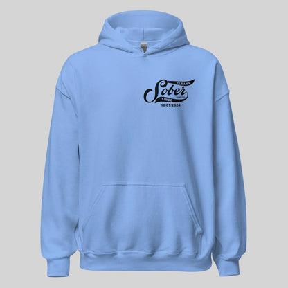 Sober Since Recovery Hoodie back view (view 27)