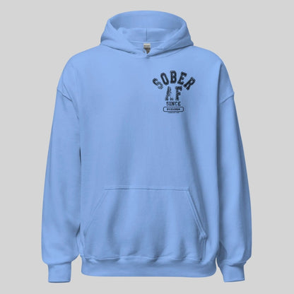 Sober AF Recovery Hoodie back view (view 27)