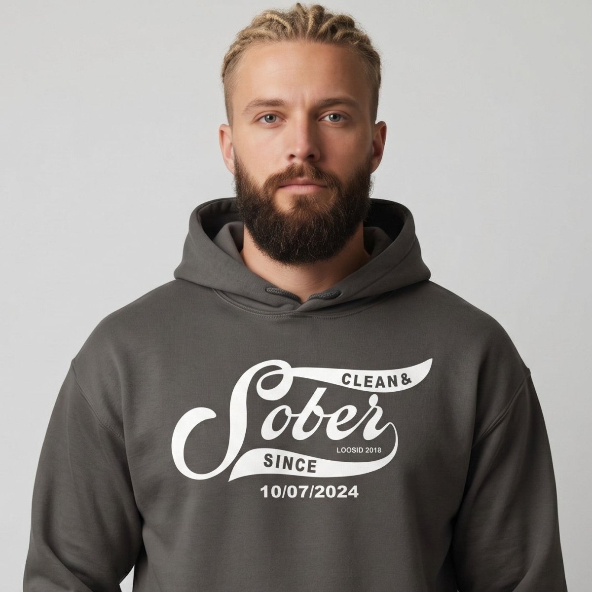 Sober Since Recovery Hoodie product photo (view 20)