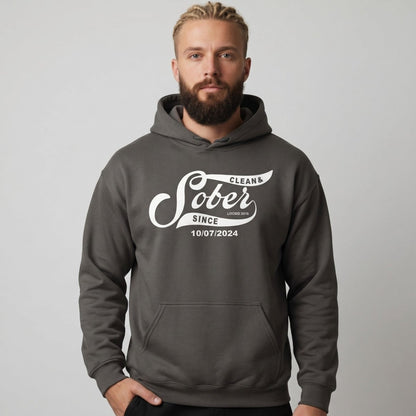 Sober Since Recovery Hoodie featuring the design (view 21)