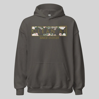 Clean AF Flower Recovery Hoodie lifestyle view (view 15)