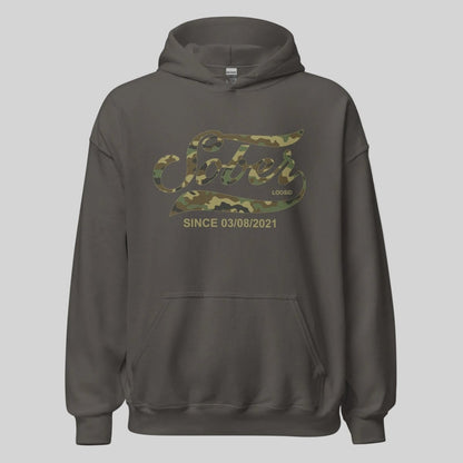Sober Since Camo Recovery Hoodie packaging detail (view 8)