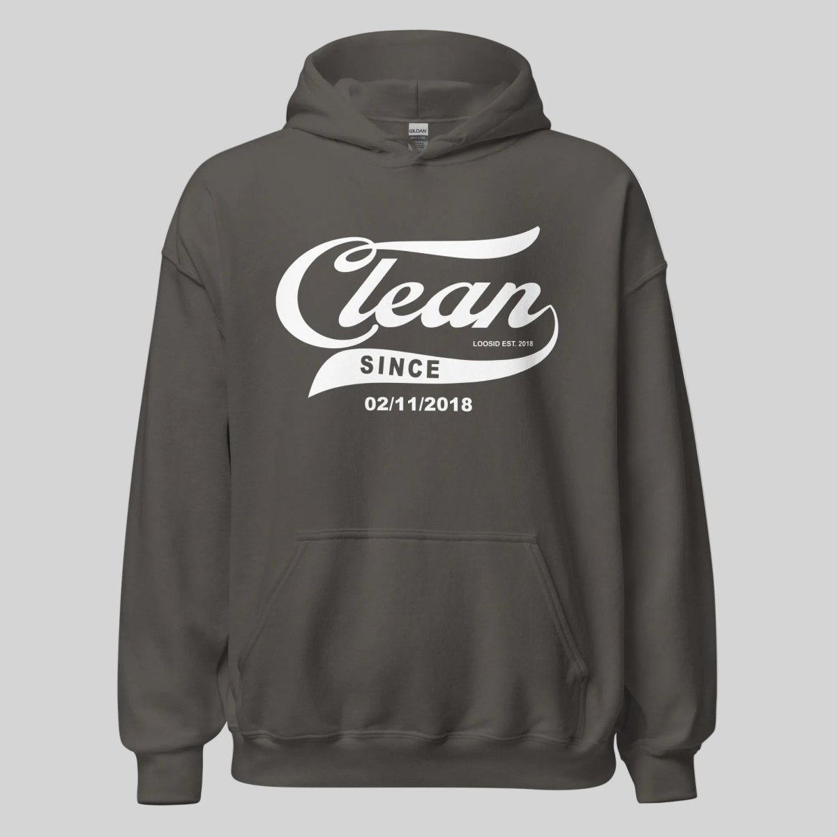 Clean Since Recovery Hoodie product photo (view 10)