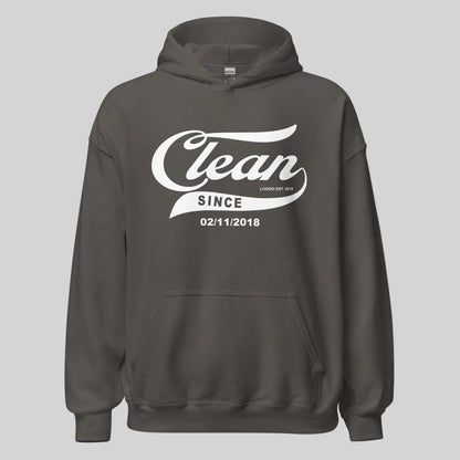 Clean Since Recovery Hoodie product photo (view 10)
