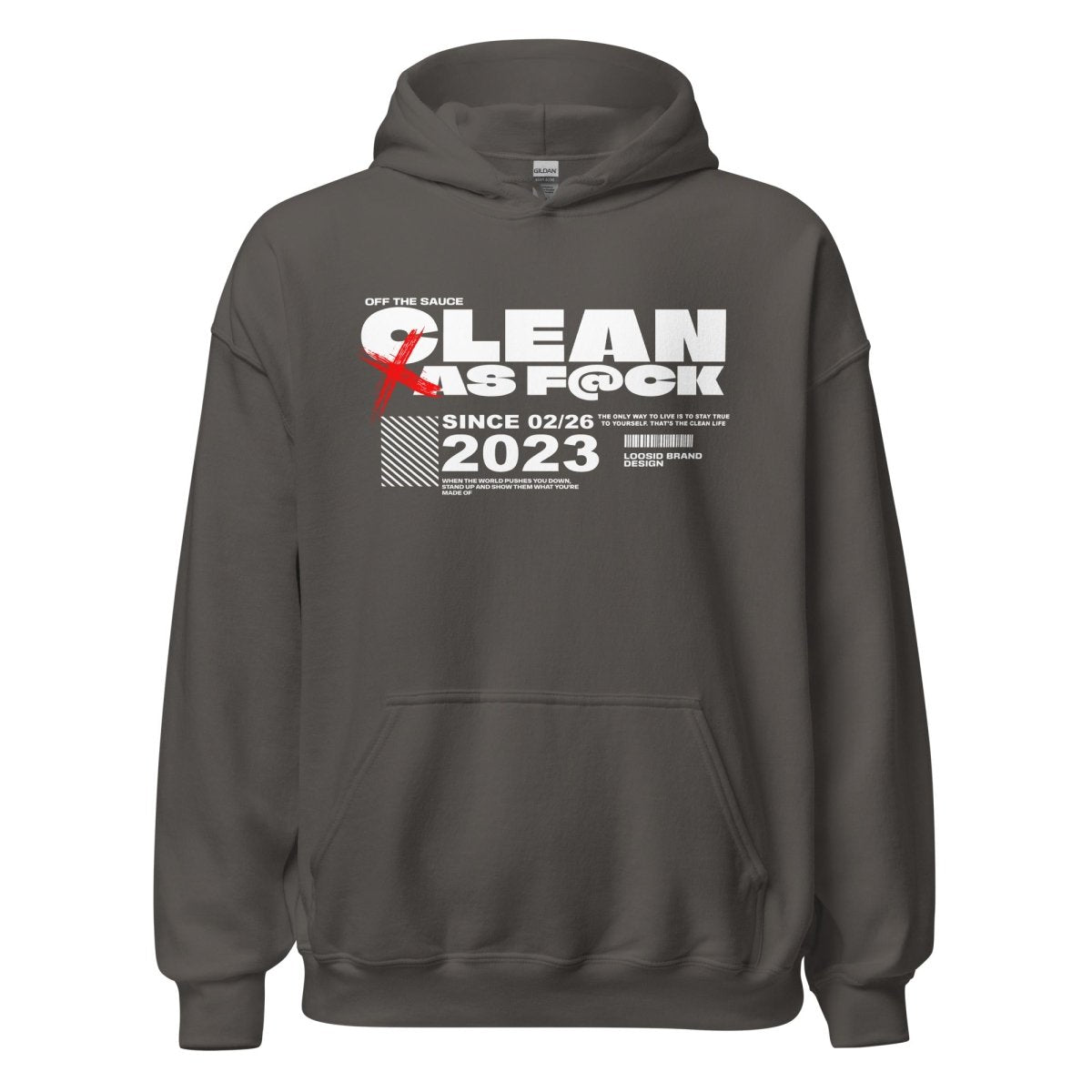 Clean As F*ck Recovery Hoodie featuring the design (view 11)