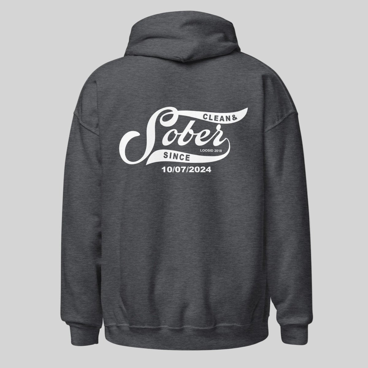 Sober Since Recovery Hoodie side view (view 16)