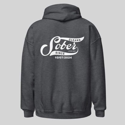 Sober Since Recovery Hoodie side view (view 16)