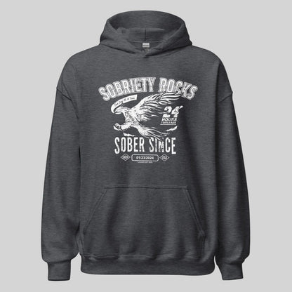 Sober Since Recovery Hoodie side view (view 16)