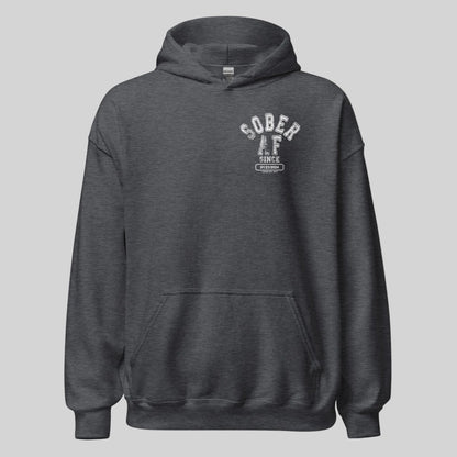 Sober AF Recovery Hoodie fit detail (view 9)