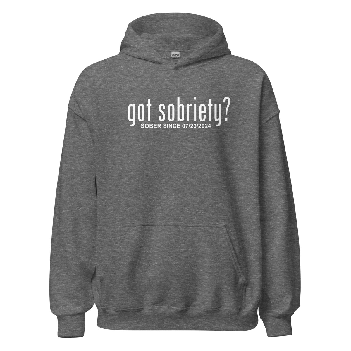 Stylish Sober Hoodie celebrating recovery journeys
