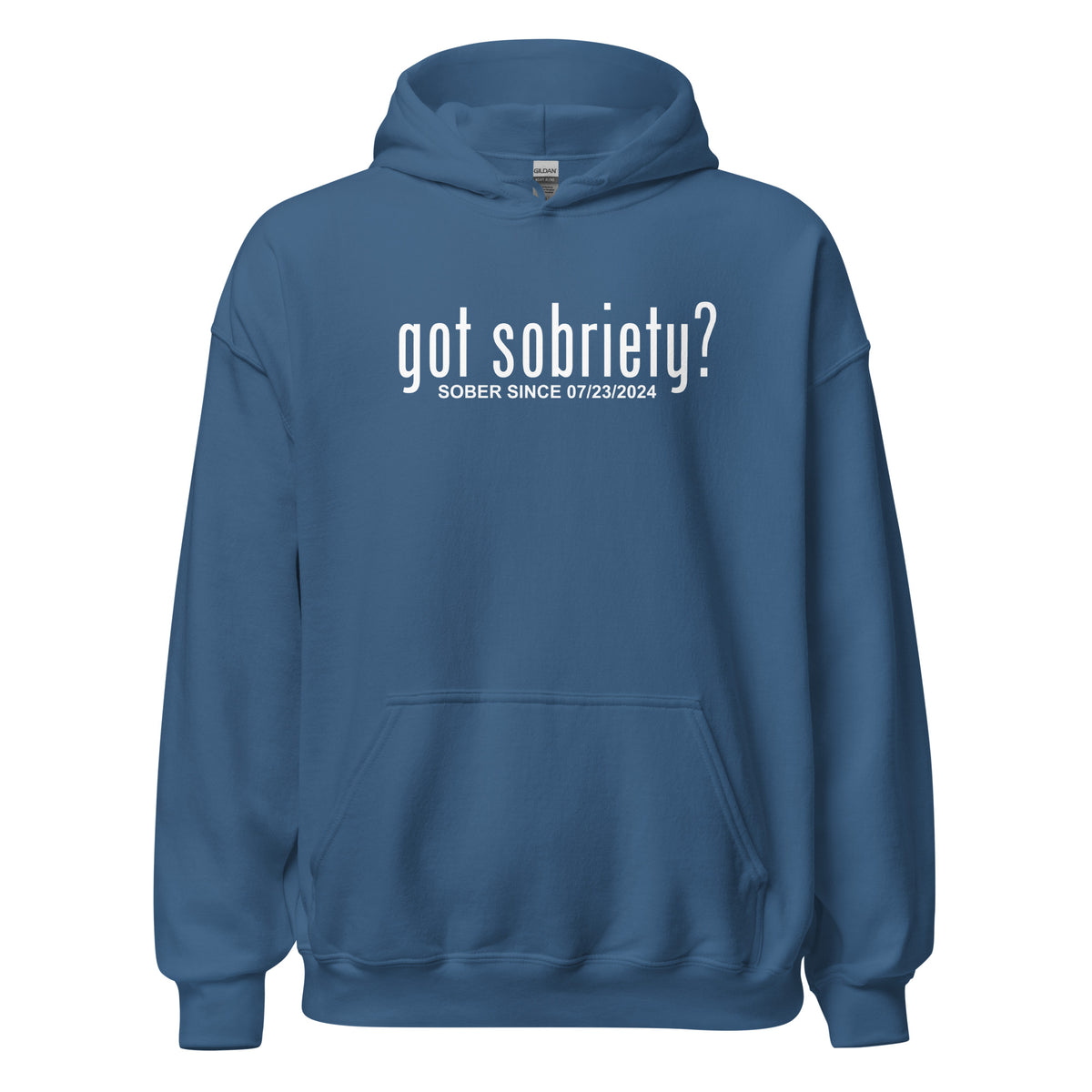 White Sober Hoodie featuring Got Sobriety? text design