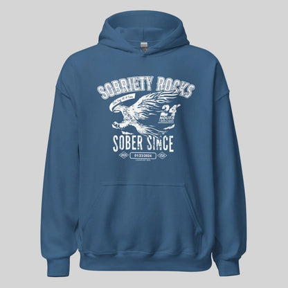 Sober Since Recovery Hoodie graphic detail (view 24)