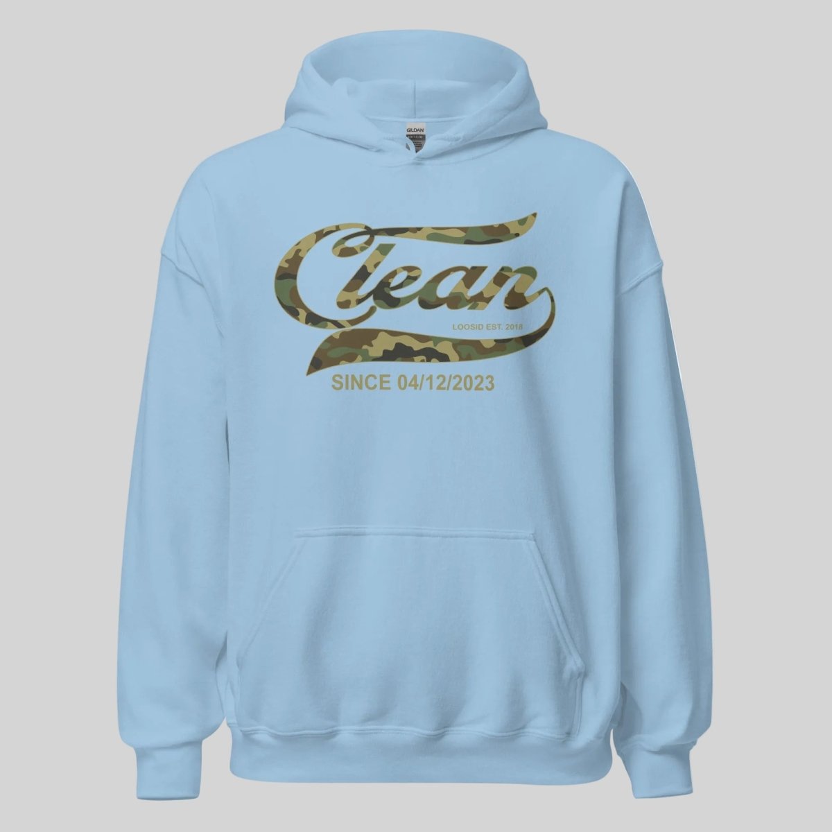 Clean Since Camo Recovery Hoodie product photo (view 20)